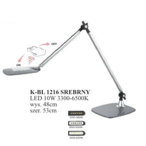 Lampka K-BL 1216 LED 10W SREBRNA